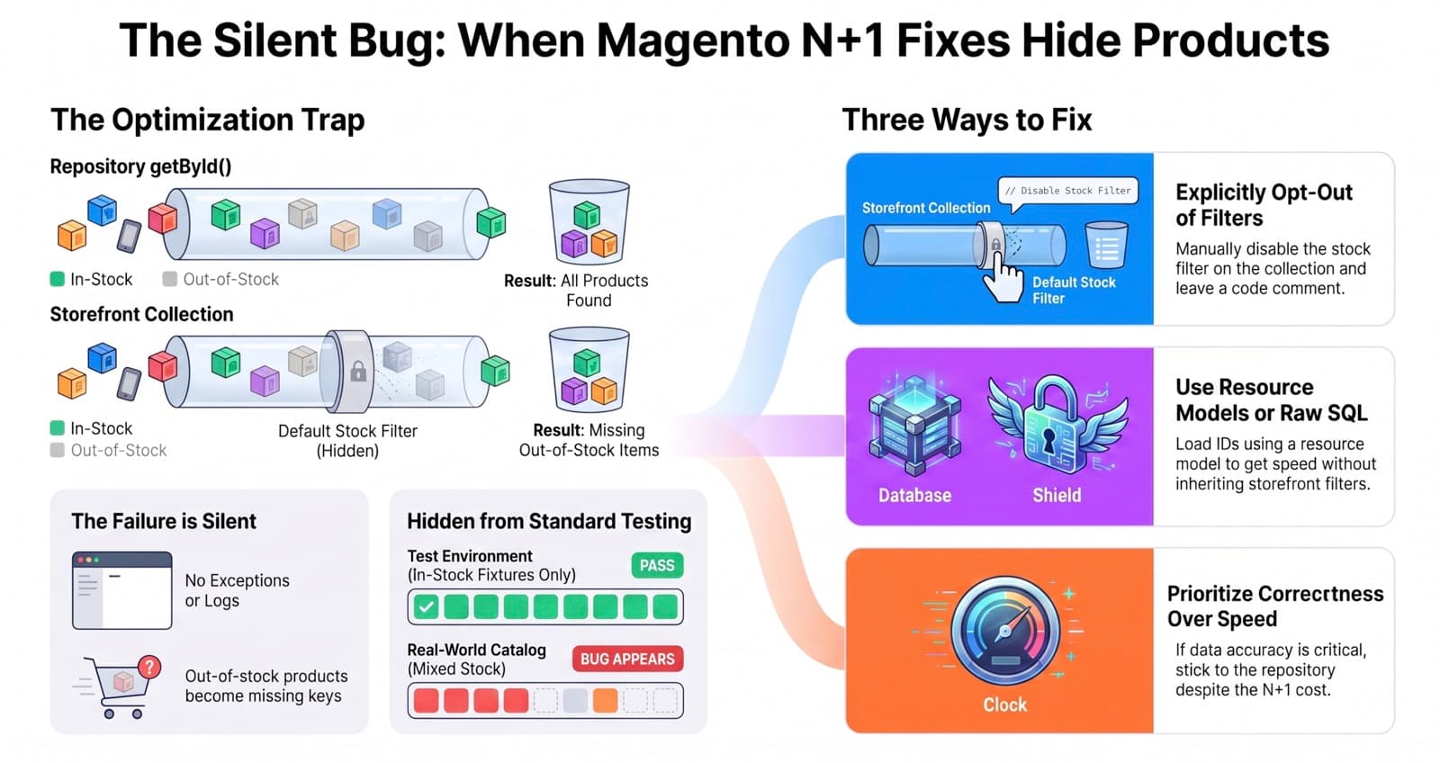 The Magento N+1 fix that hides your out-of-stock products