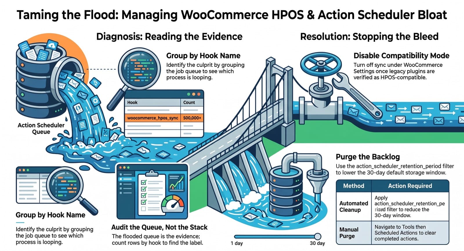 WooCommerce HPOS: when order sync floods Action Scheduler